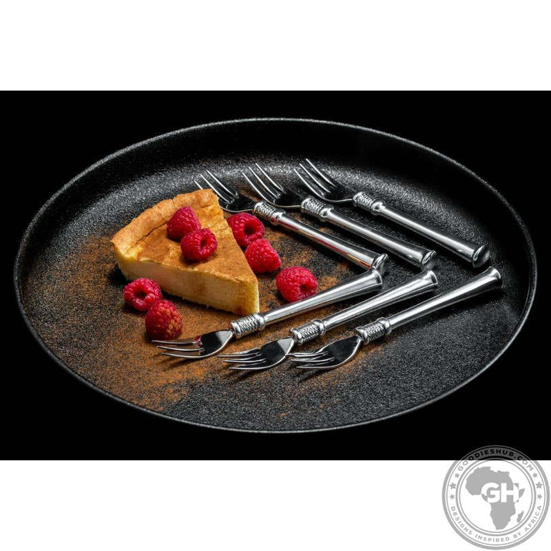 Cake Fork Set of 6 - Noblesse Collection - Diana Carmichael