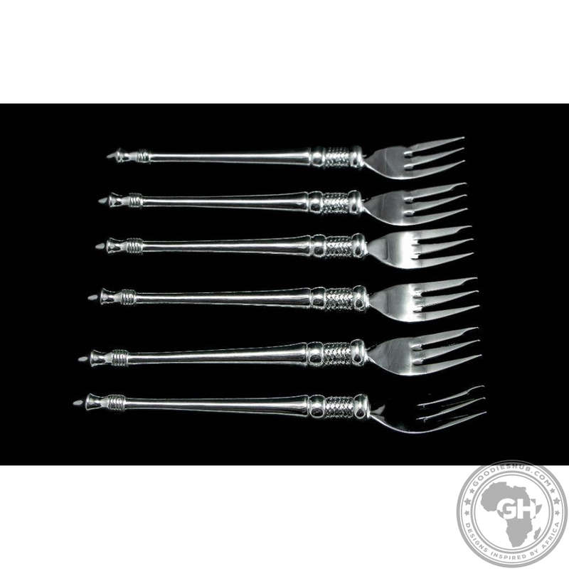 Cake Fork Set of 6 - Noble Collection - Diana Carmichael