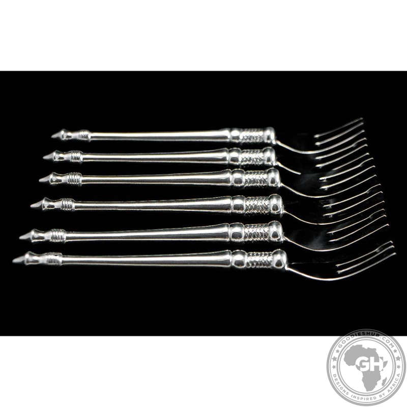 Cake Fork Set of 6 - Noble Collection - Diana Carmichael