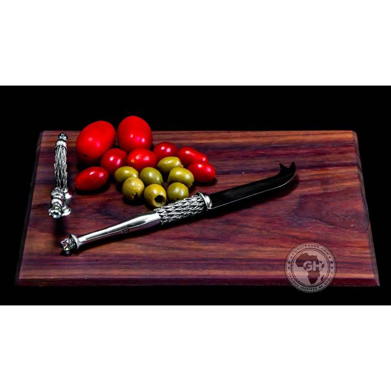 Cheese Board Small 22.5x17.5cm - Crystal d'Afrique - Diana Carmichael