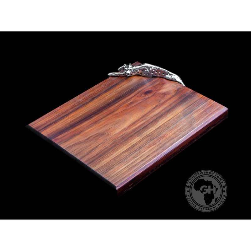 Cheese Board Small 22.5x17.5cm - Cheetah Africa Collection - Diana Carmichael
