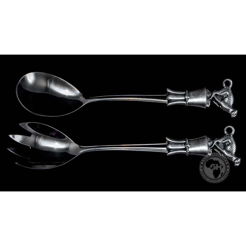 Cheetah Salad Server - Earthangel