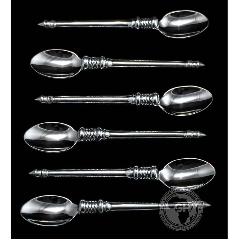 Coffee Spoon Set of 6 - Noble Collection - Diana Carmichael