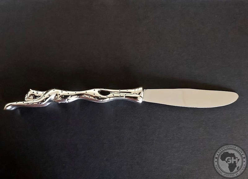 Dessert Knife Set of 6 - Cheetah Africa Collection - Diana Carmichael