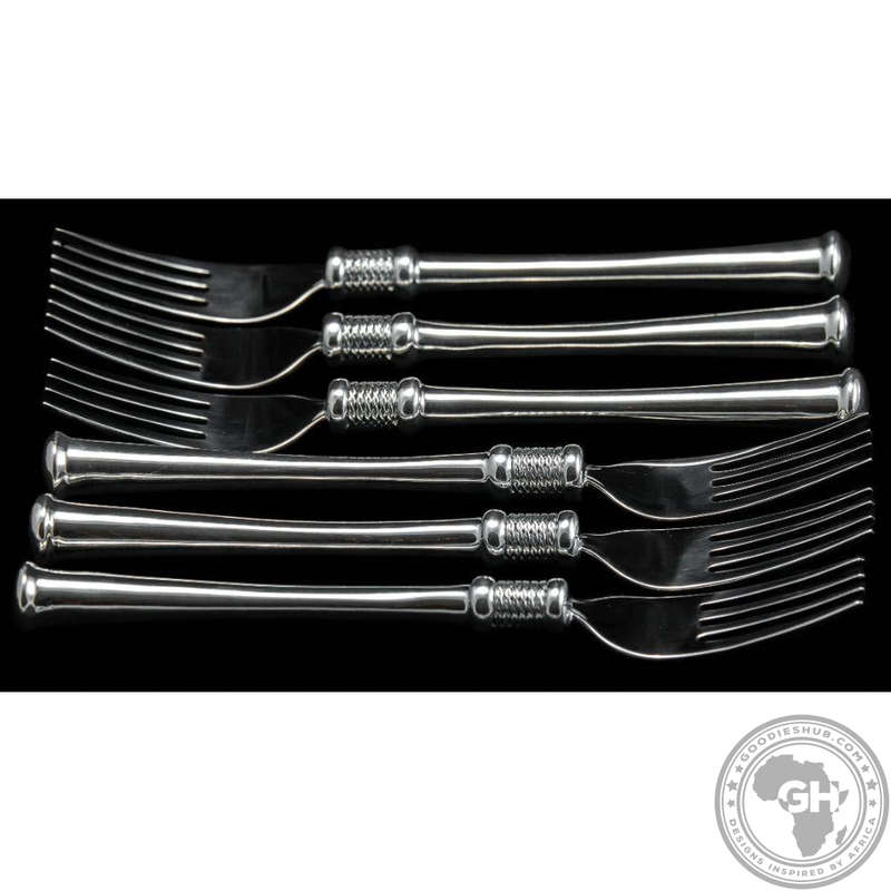 Dessert Fork Set of 6 - Noblesse Collection - Diana Carmichael
