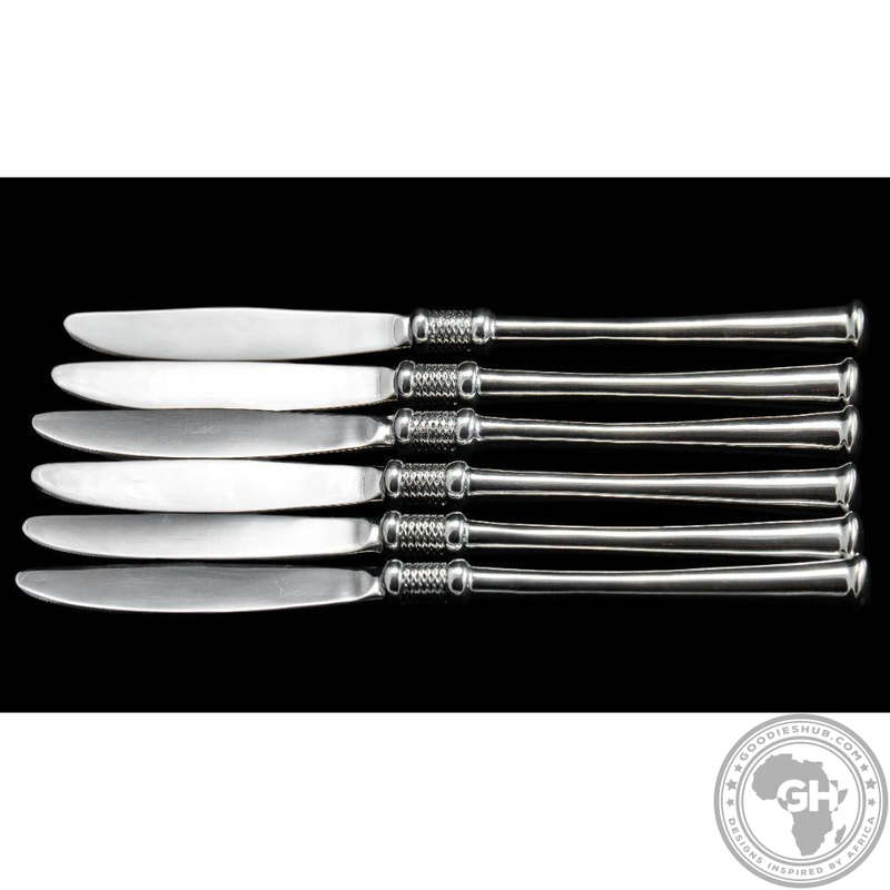 Dessert Knife Set of 6 - Noblesse Collection - Diana Carmichael
