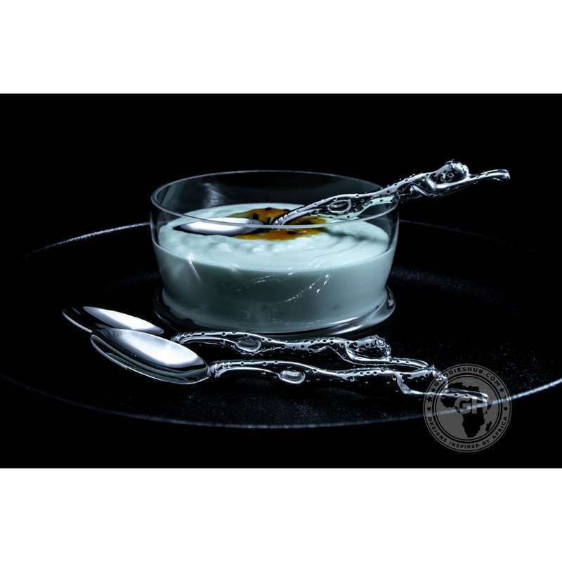 Dessert Spoon - Cheetah Africa Collection - Diana Carmichael