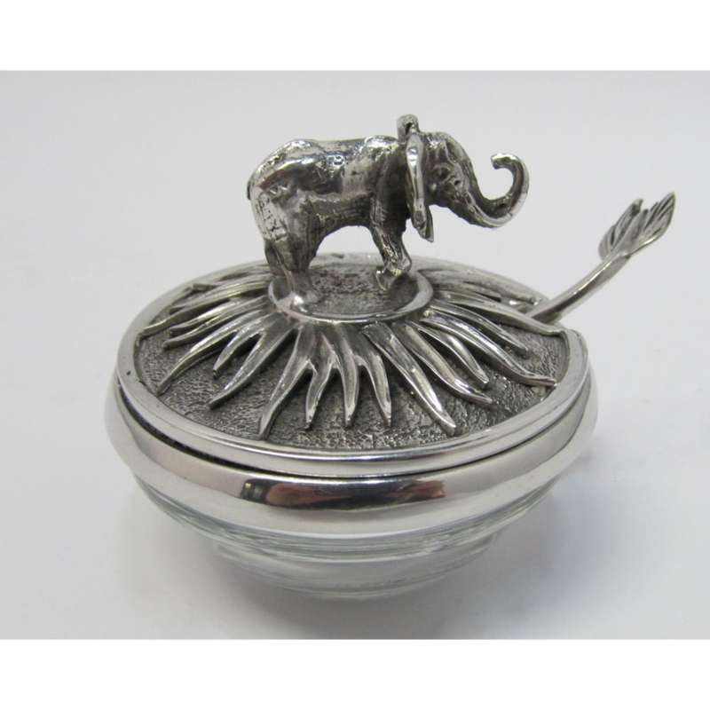 Elephant Lid Bowl & Spoon - Earthangel