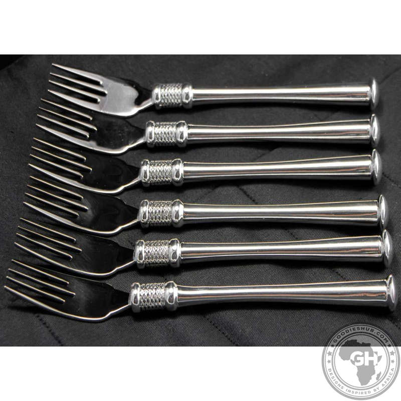 Fish Fork Set of 6 - Noblesse Collection - Diana Carmichael