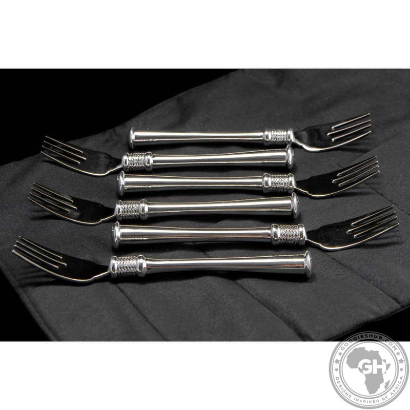 Fish Fork Set of 6 - Noblesse Collection - Diana Carmichael