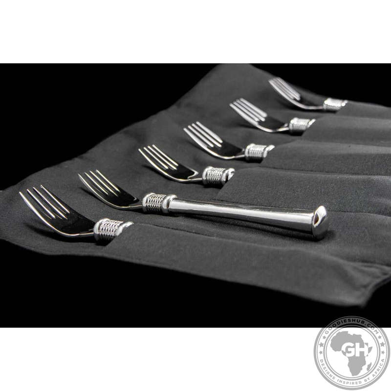 Fish Fork Set of 6 - Noblesse Collection - Diana Carmichael