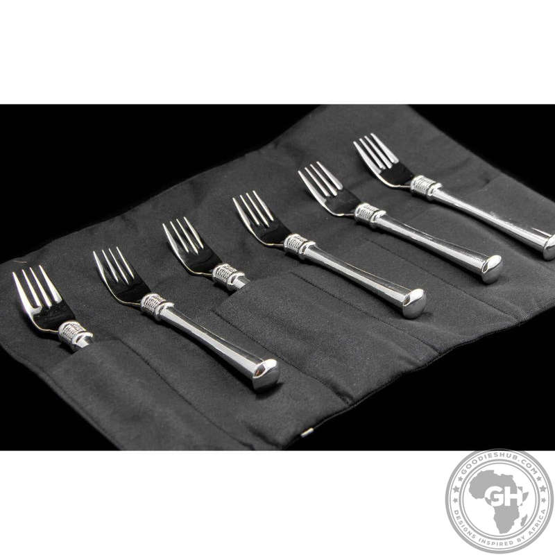 Fish Fork Set of 6 - Noblesse Collection - Diana Carmichael