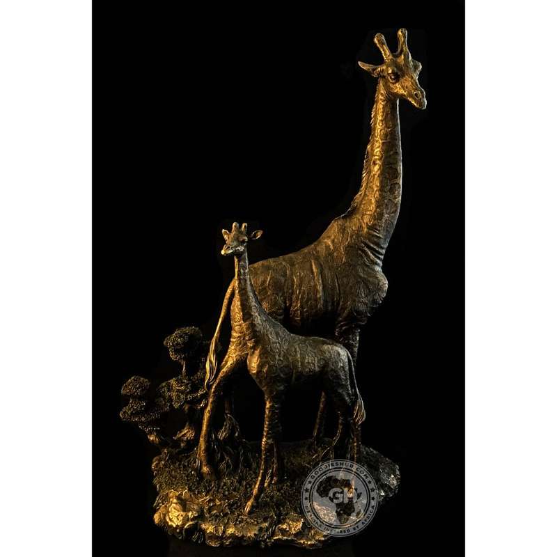 Giraffe Bronzed Sculpture - Twiga