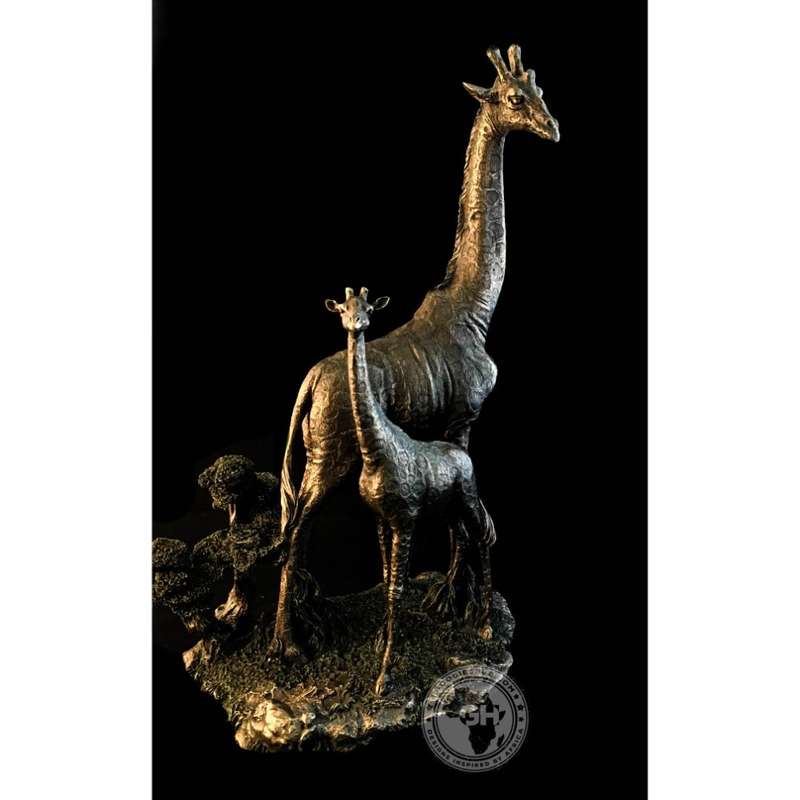 Giraffe Bronzed Sculpture - Twiga