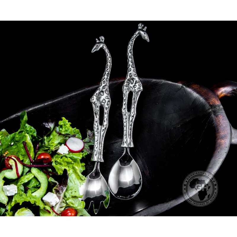 Giraffe Salad Servers - Earthangel