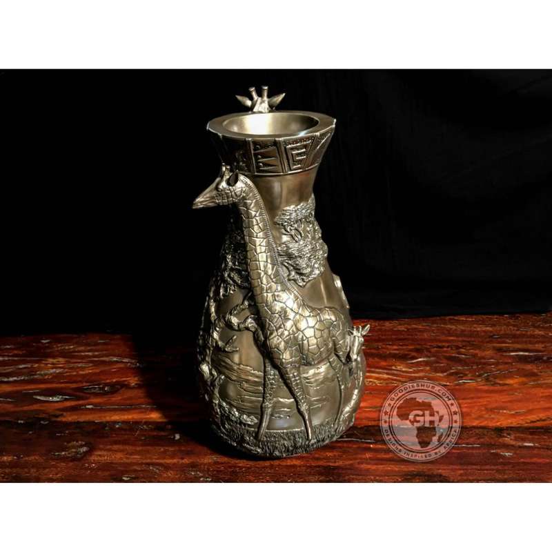 Giraffe Vase - Bronze