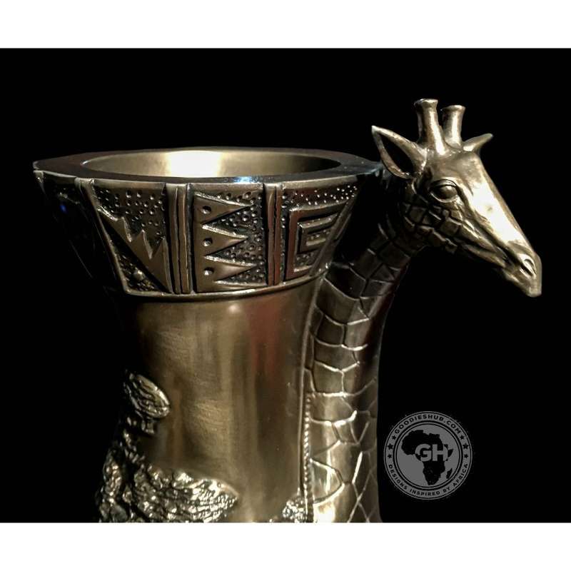 Giraffe Vase - Bronze