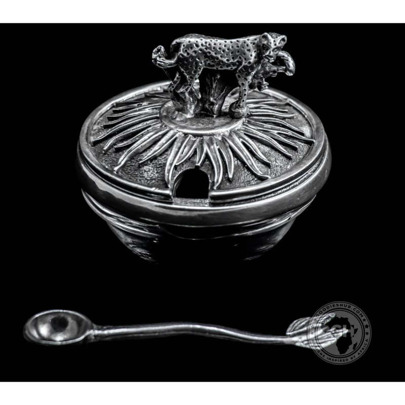 Leopard Lid Bowl And Spoon - Earthangel