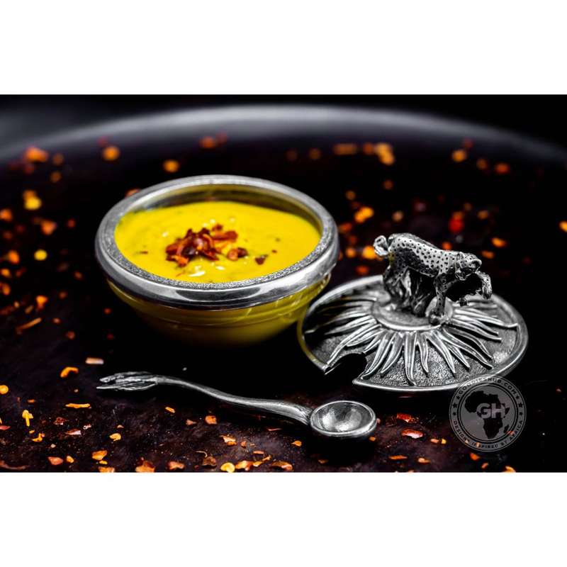 Leopard Lid Bowl And Spoon - Earthangel