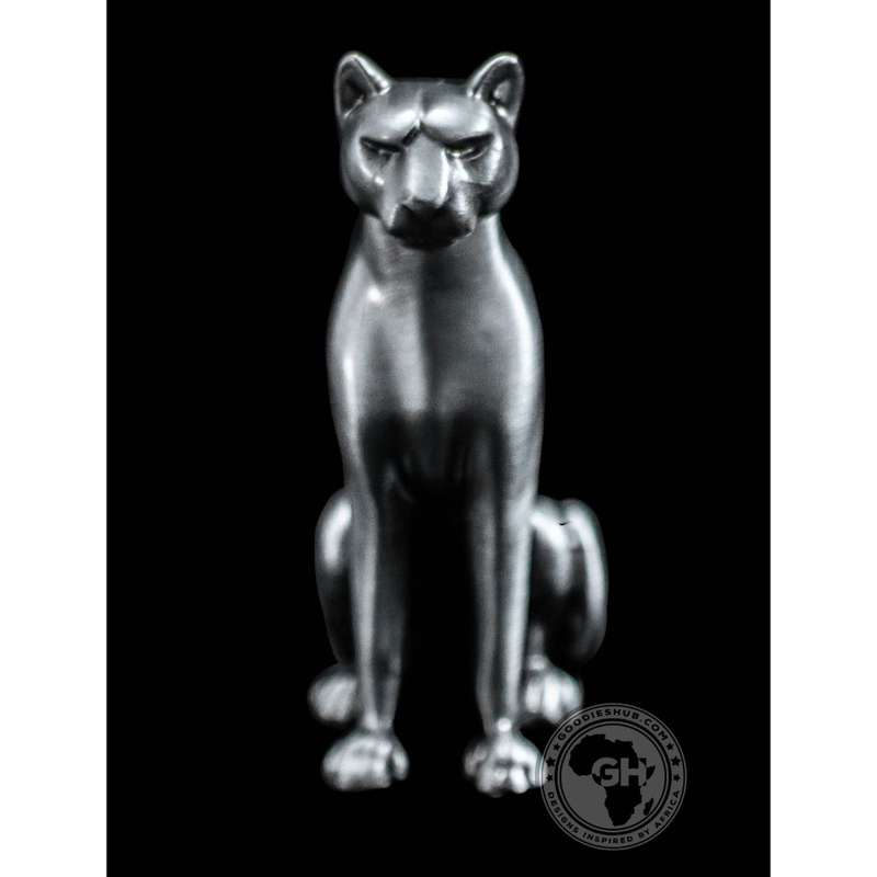 Lioness sitting Pewter Sculpture
