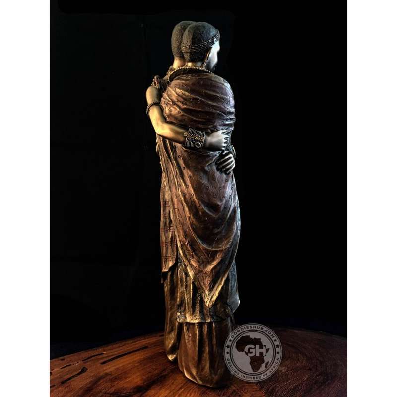 Moja African Figurine Bronze Sculpture