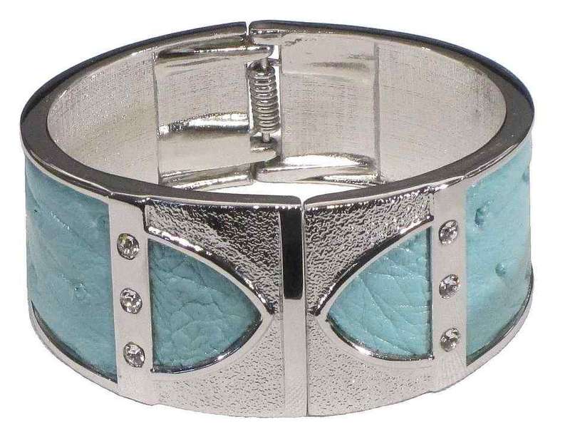 Bangle - Ostrich Leather - Aruba