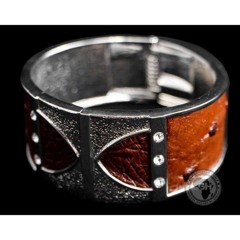 Bangle - Ostrich Leather - Kango Tabac