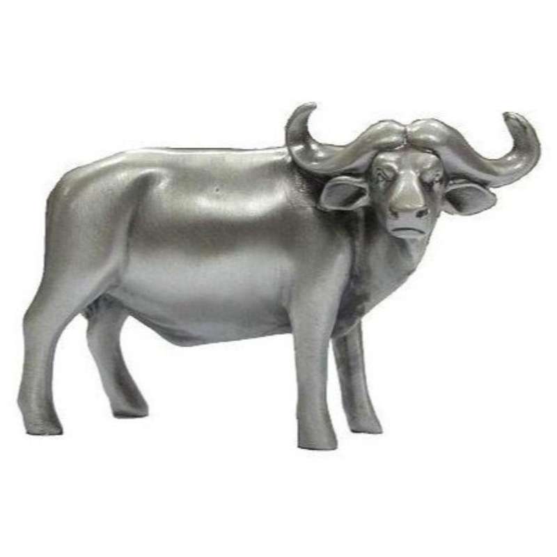 Buffalo Pewter Sculpture