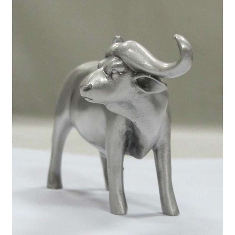 Buffalo Pewter Sculpture
