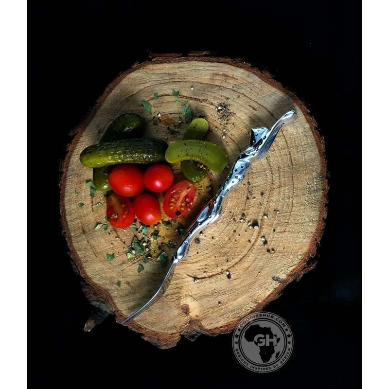 Pickle Fork 195mm - Cheetah Africa Collection - Diana Carmichael