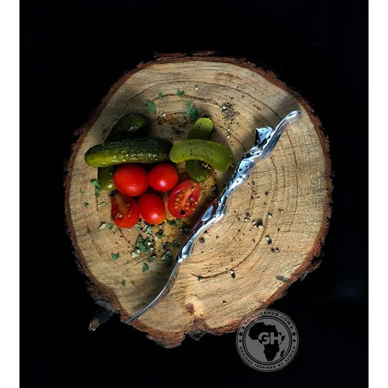 Pickle Fork 195mm - Cheetah Africa Collection - Diana Carmichael