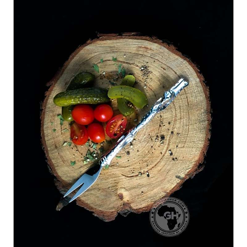 Pickle Fork 195mm - Cheetah Africa Collection - Diana Carmichael