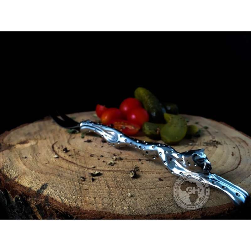 Pickle Fork 195mm - Cheetah Africa Collection - Diana Carmichael