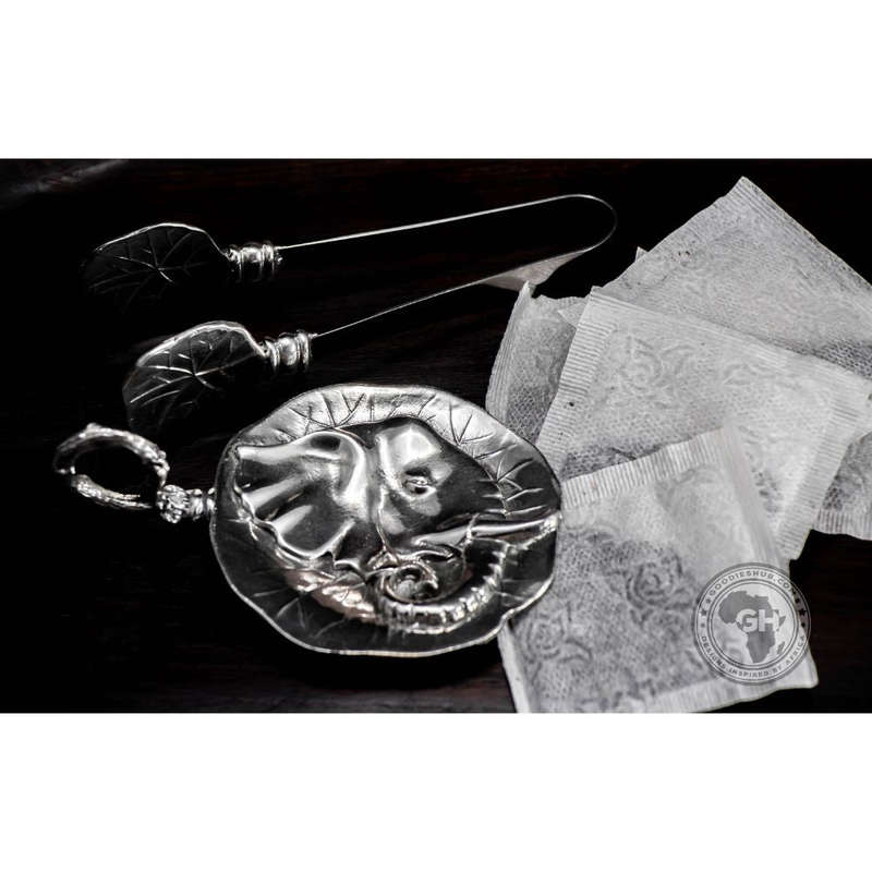 Regal Elephant Teabag Holder & Tongs - Earthangel