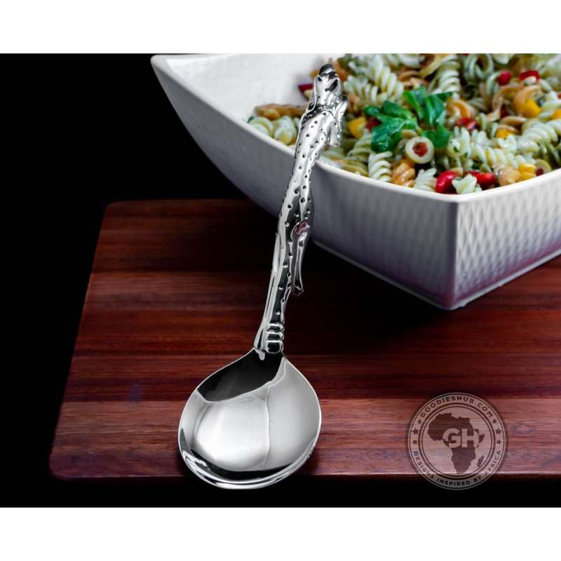 Serving Spoon Medium - Cheetah Africa Collection - Diana Carmichael