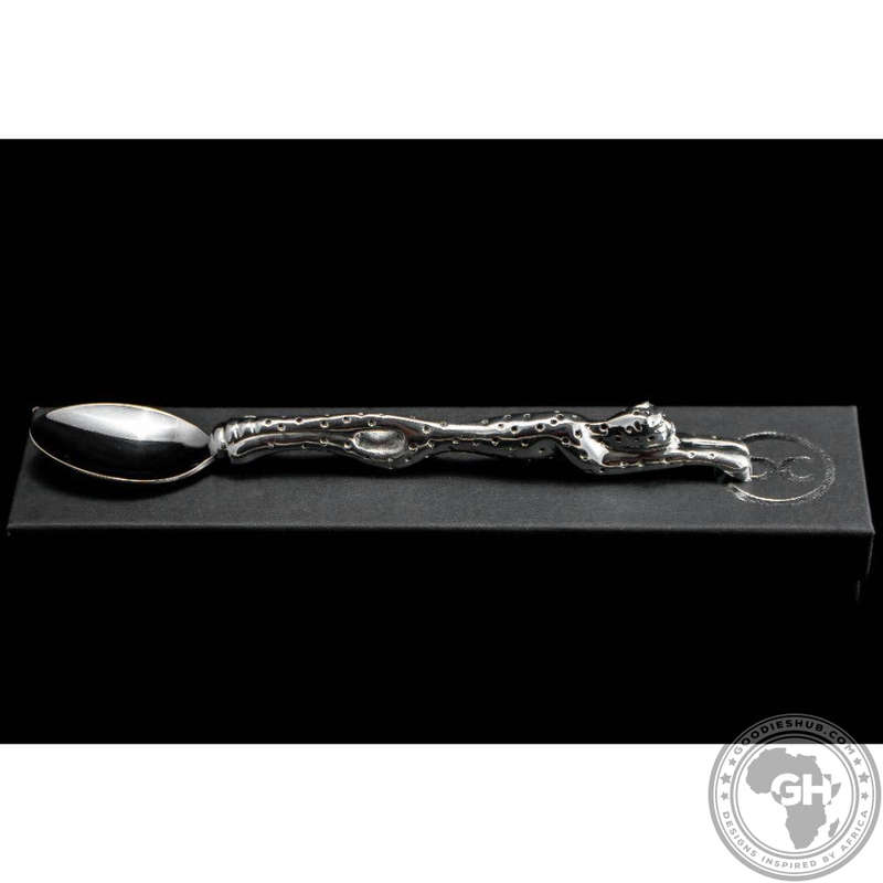 Teaspoon (187mm) - Cheetah Africa Collection - Diana Carmichael