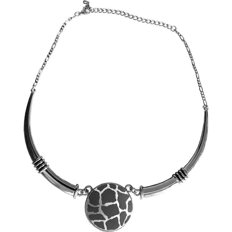 Necklace Engraved - Giraffe Tusk Design