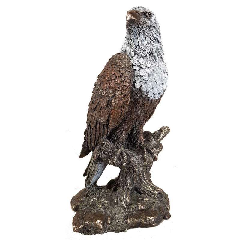 African Fish Eagle Bronzed Sculpture