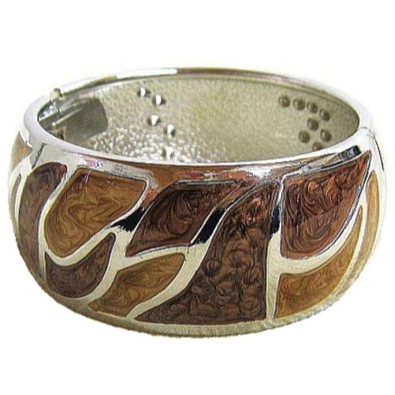 Mawingo Baked Enamel Bangle - Saba