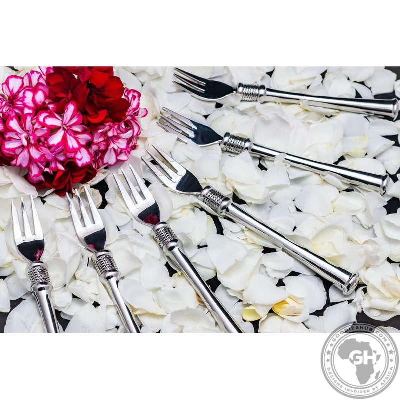 Cake Fork Set of 6 - Noblesse Collection - Diana Carmichael