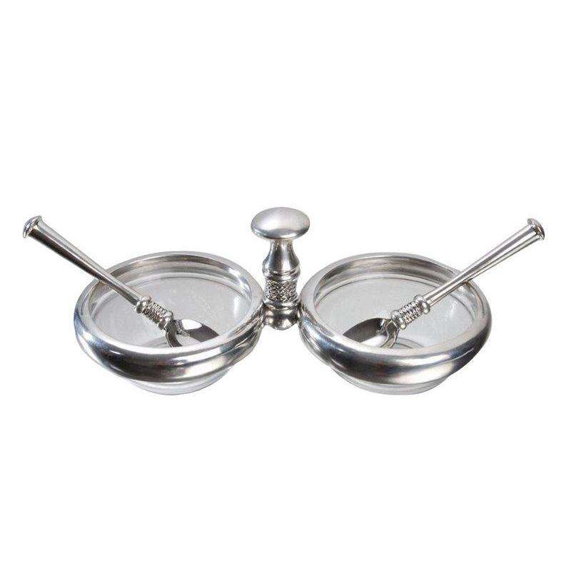 Dish 2 x 90mm & Coffee Spoon Set - Noblesse Collection - Diana Carmichael