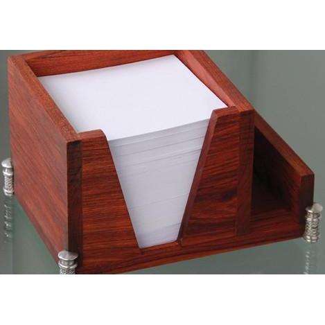 Memo Cube 10x10cm With Paper Refill & Business Card Holder - Noblesse Collection - Diana Carmichael