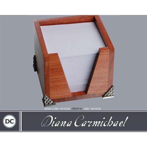 Memo Cube 10x10cm With Paper Refill - Crystal D'afrique - Diana Carmichael
