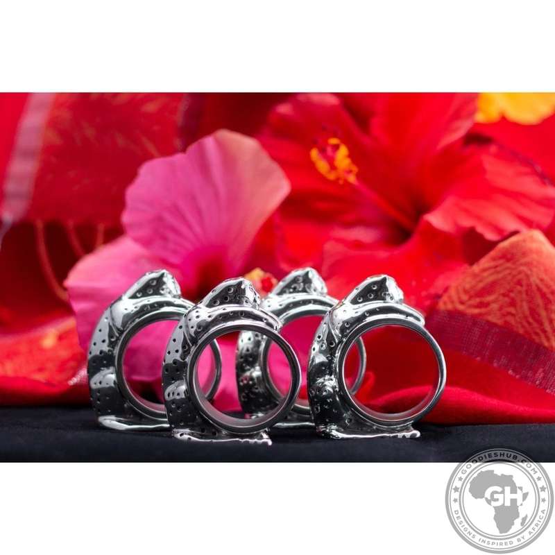 Napkin Ring Cheetah (Set of 4)- Cheetah Africa Collection - Diana Carmichael