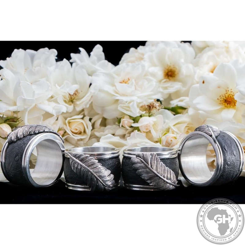 Napkin Ring Ebony (Set Of 4) - Usiba Lwe Nyoni Collection - Diana Carmichael