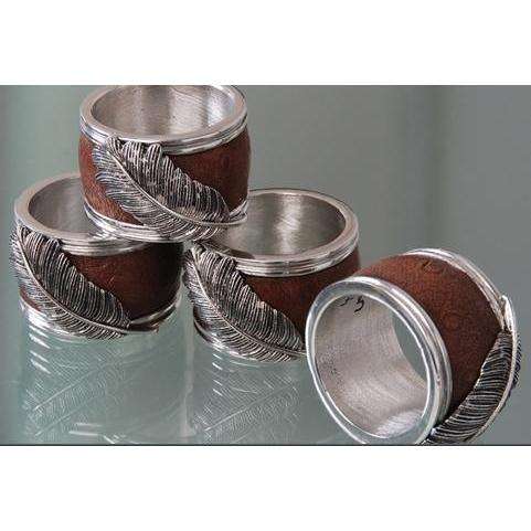 Napkin Ring Saddle Brown (Set Of 4) - Usiba Lwe Nyoni Collection - Diana Carmichael