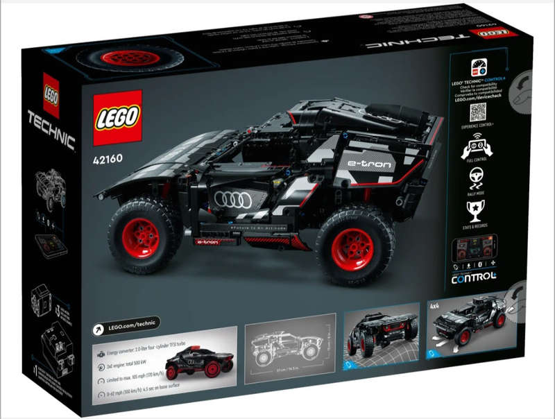 LEGO® Technic Audi RS Q e-tron 42160 model.