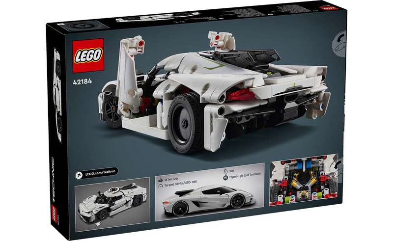 LEGO TECHNIC Koenigsegg Jesko  Hypercar, 42184.