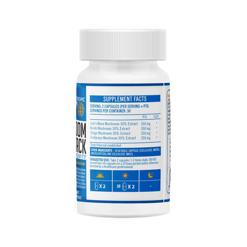 Medi Mushroom 4IN1 Stack - 60 Capsules