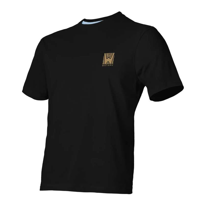 Watamu Marlin Black Short Sleeves T-Shirt